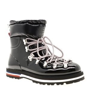 Moncler Inaya Boots With Removable Insulated Down Black Size 38 New
